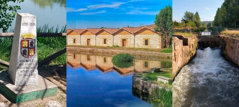 Nacimiento del Canal de Castilla - Casa rural La Morada del Angel - Palencia