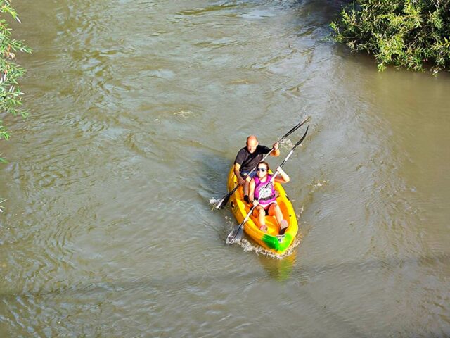 Kayak piragua piragüismo rio Pisuerga Alar del rey - Casa rural La Morada del Angel - Palencia