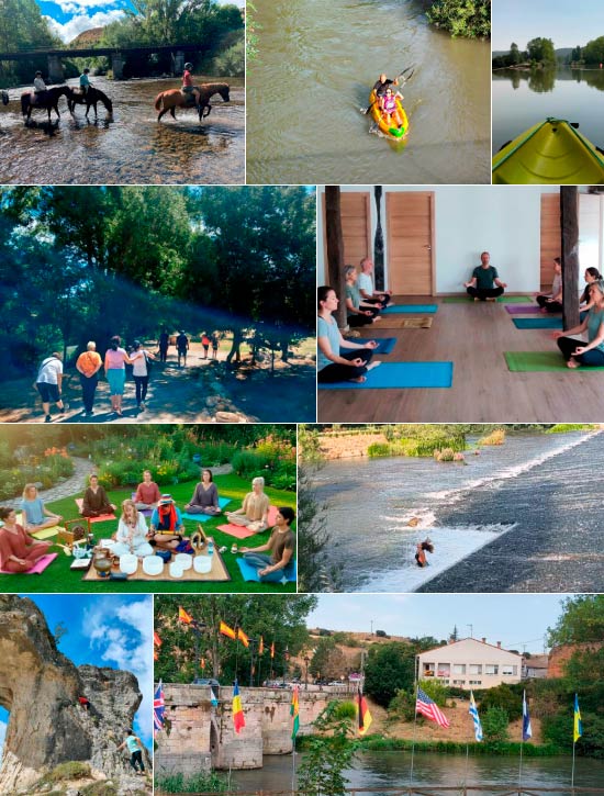 Mosaico actividades - Casa Rural La Morada del Angel -Palencia montaña palentina